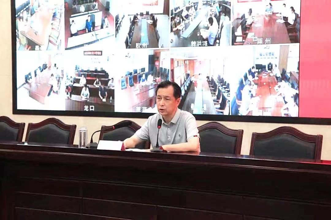省调水中心党委书记、主任刘长军带头，采用全系统视频会议形式为系统党员干部上党课.jpg